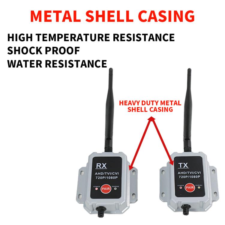 2.4G Wireless Transmitter Receiver Camera Transmitter Wireless Device for Truck and Bus(Black) - Rearview Monitors by buy2fix | Online Shopping UK | buy2fix