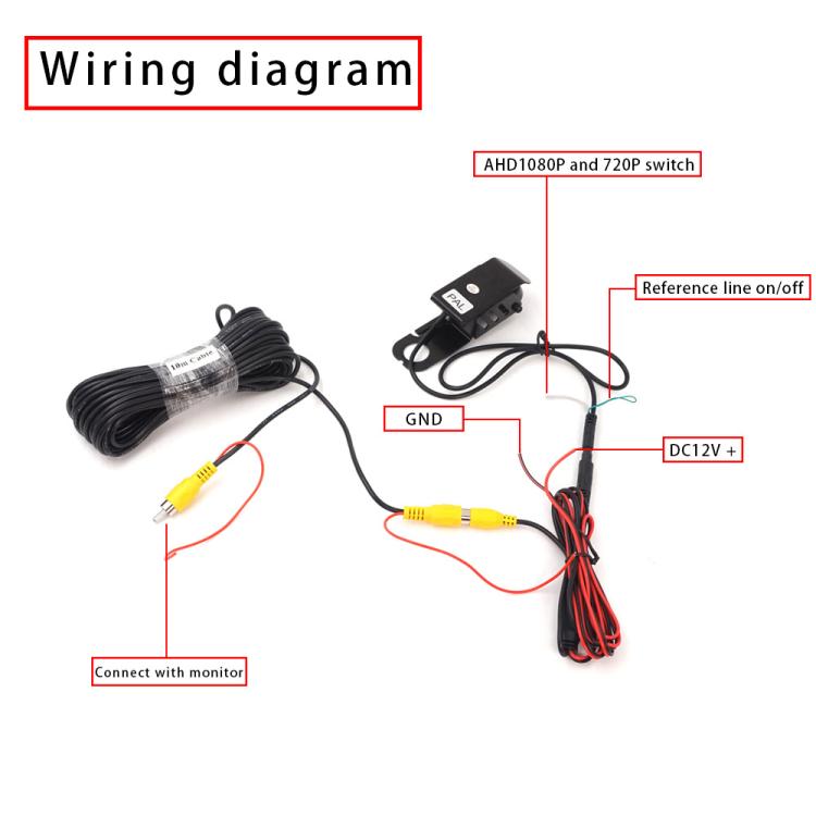 For Mercedes-Benz Vito W639 2003-2014 High Position Brake Light AHD Camera - Rear View Cameras by buy2fix | Online Shopping UK | buy2fix