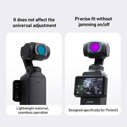For DJI Osmo Pocket 3 Camera Lens Filter, Filter:Black Mist 1/4 - Lens Accessories by buy2fix | Online Shopping UK | buy2fix