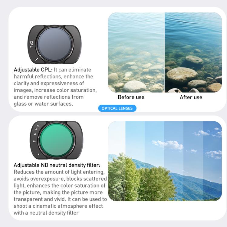 For DJI Osmo Pocket 3 Camera Lens Filter, Filter:ND8 - Lens Accessories by buy2fix | Online Shopping UK | buy2fix