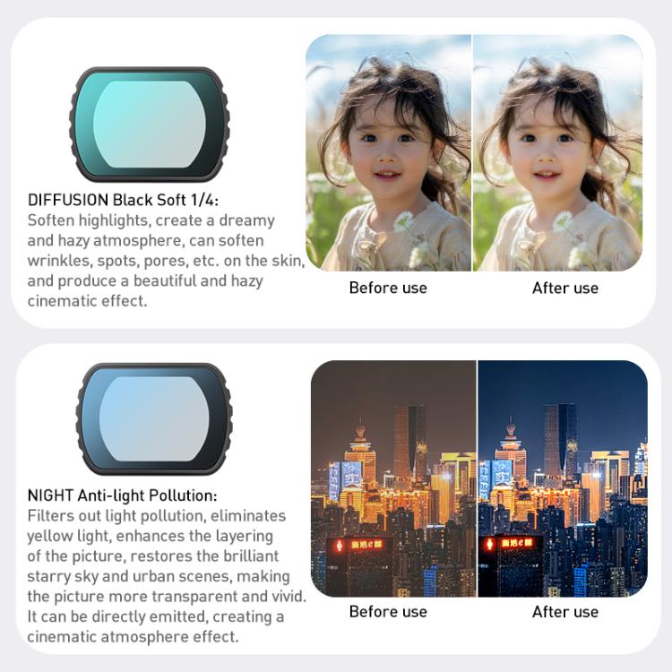 For DJI Osmo Pocket 3 Camera Lens Filter, Filter:UV - Lens Accessories by buy2fix | Online Shopping UK | buy2fix