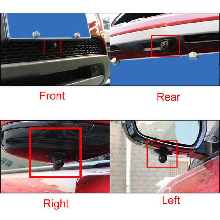 External Side View Blind Spot AHD HD Camera Car Accessories(Black) - Rear View Cameras by buy2fix | Online Shopping UK | buy2fix