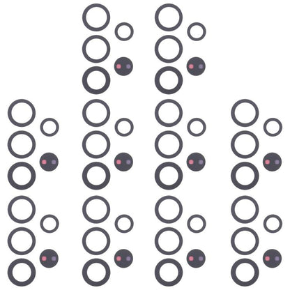 For Samsung Galaxy S24 Ultra SM-S928B 10set Back Camera Lens - Camera Series by buy2fix | Online Shopping UK | buy2fix