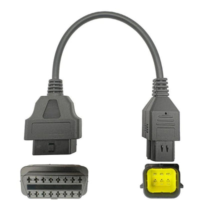 For Husqvarna 6 Pin to 16 Pin Motorcycle OBD2 Converter Cable Diagnostic Cable - Cables & Connectors by buy2fix | Online Shopping UK | buy2fix