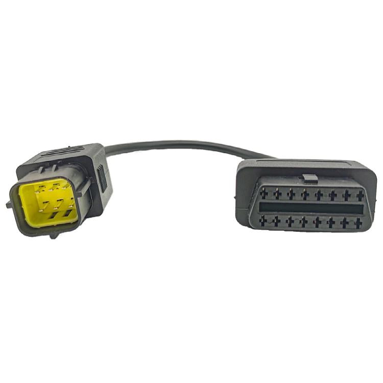 For Husqvarna 6 Pin to 16 Pin Motorcycle OBD2 Converter Cable Diagnostic Cable - Cables & Connectors by buy2fix | Online Shopping UK | buy2fix