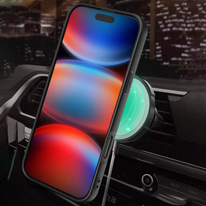 For iPhone 17 Pro Max Armor Rotating Holder MagSafe Phone Case(Black) - iPhone 17 Pro Max Cases by buy2fix | Online Shopping UK | buy2fix