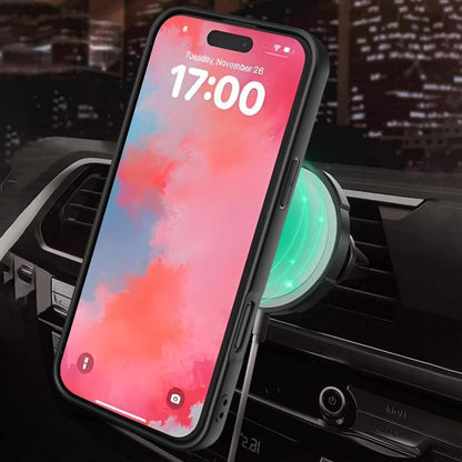 For iPhone 17 Armor Rotating Holder MagSafe Phone Case(Black) - iPhone 17 Cases by buy2fix | Online Shopping UK | buy2fix