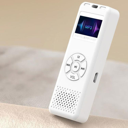 T09 Multifunctional Digital Screen MP3 / MP4 Bluetooth Music Player, Without Memory Card(White)