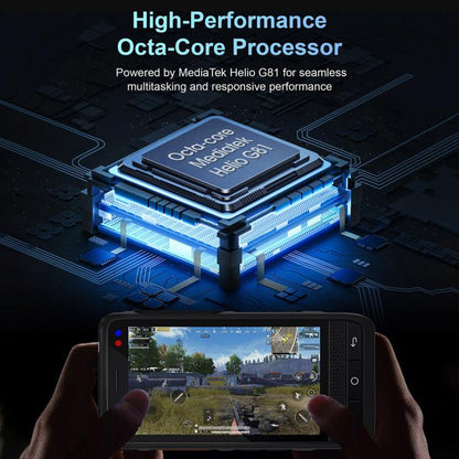 UNIWA F400 PoC Walkie Talkie Rugged Phone, Night Vision, 4GB+64GB, 4.0 inch Android 15  Mediatek Helio G81 Octa Core, Network: 4G, SOS, NFC, Plug:AU Plug(Black) - UNIWA by UNIWA | Online Shopping UK | buy2fix