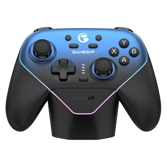 GameSir Super Nova T4 Nova Pro Tri-Mode Wireless Game Controller for PC / Steam / Switch / iOS / Android(Blue)