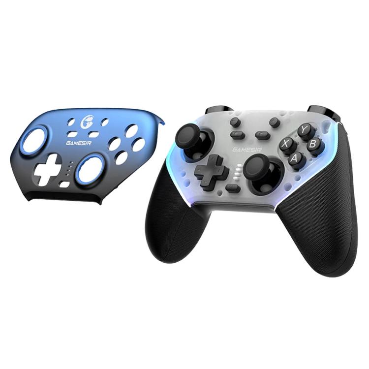 GameSir Super Nova T4 Nova Pro Tri-Mode Wireless Game Controller for PC / Steam / Switch / iOS / Android(Blue) - Controller Gamepad by GameSir | Online Shopping UK | buy2fix