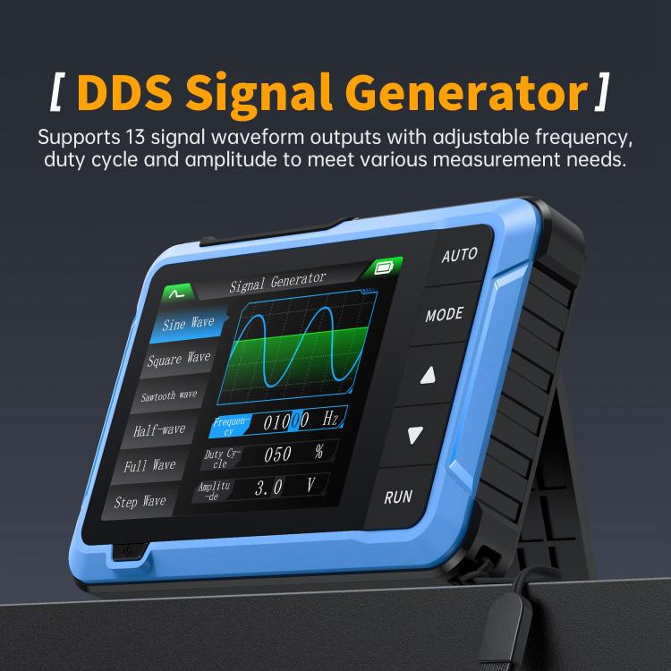 FNIRSI DSO510 Handheld Small Digital Portable Tablet Oscilloscope(Black Blue) - Other Tester Tool by FNIRSI | Online Shopping UK | buy2fix