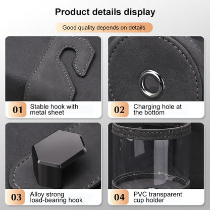 Car Water Cup Holder Seat Back Single Hanger Hook(Grey) - Auto Fastener & Clips by buy2fix | Online Shopping UK | buy2fix