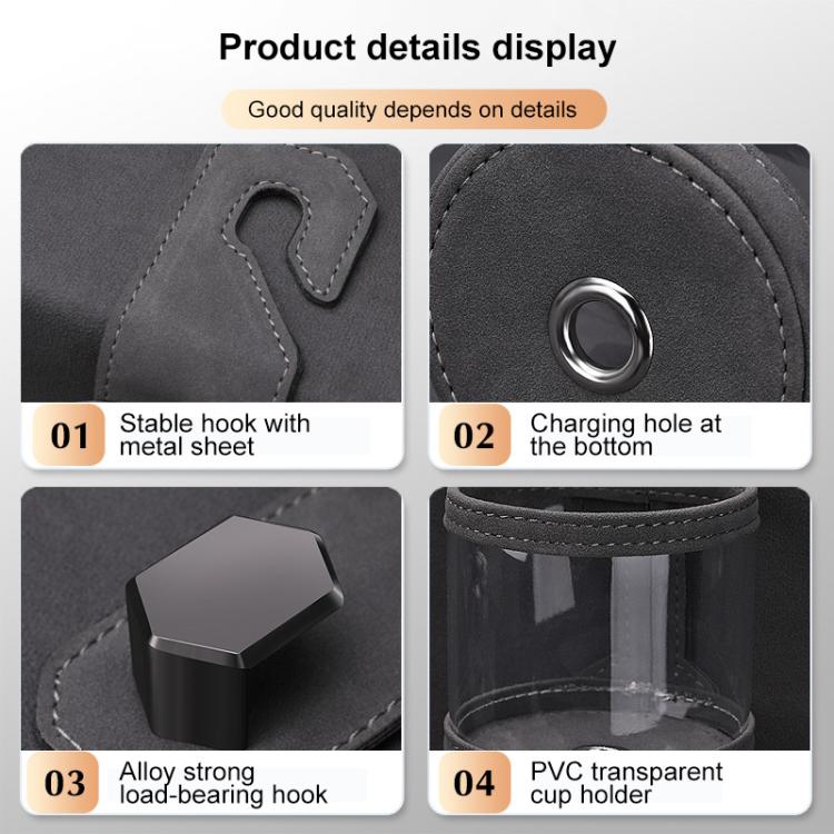 Car Water Cup Holder Seat Back Single Hanger Hook(Brown) - Auto Fastener & Clips by buy2fix | Online Shopping UK | buy2fix