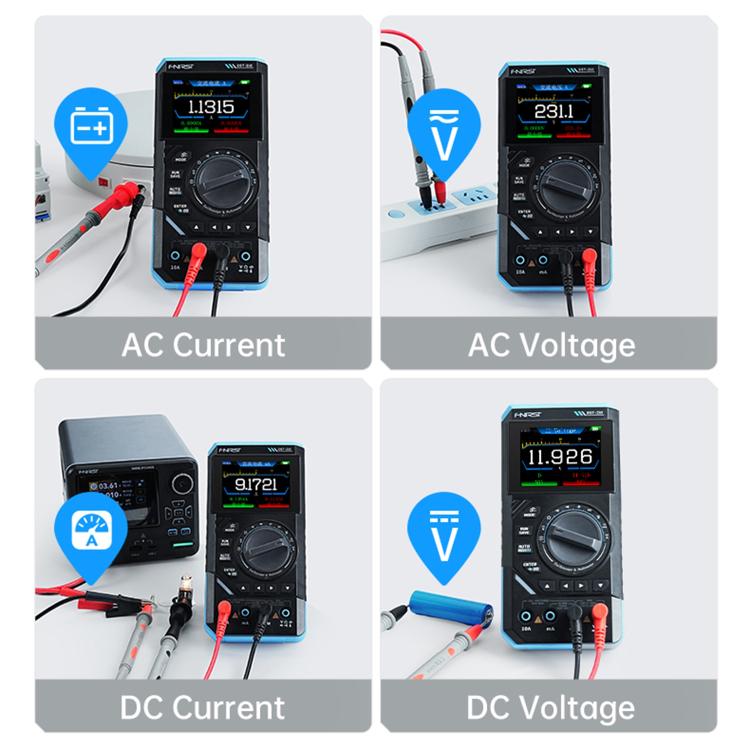 FNIRSI DST210 3 in 1 Digital Multimeter Oscilloscope(Black Blue) - Digital Multimeter by FNIRSI | Online Shopping UK | buy2fix