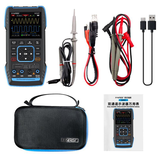 FNIRSI 2C53T Dual Channel 50M Digital Multimeter, Style:Standard Version - Digital Multimeter by FNIRSI | Online Shopping UK | buy2fix