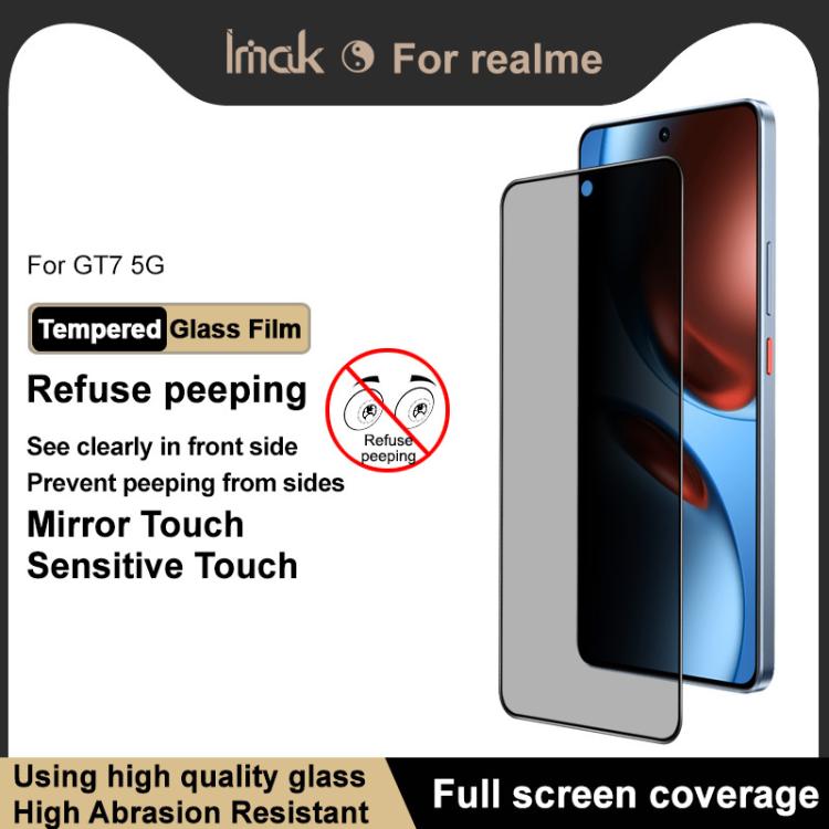 For Realme GT 7 / GT 7T Global imak HD Full Screen Privacy Tempered Glass Protective Film - Realme Tempered Glass by imak | Online Shopping UK | buy2fix