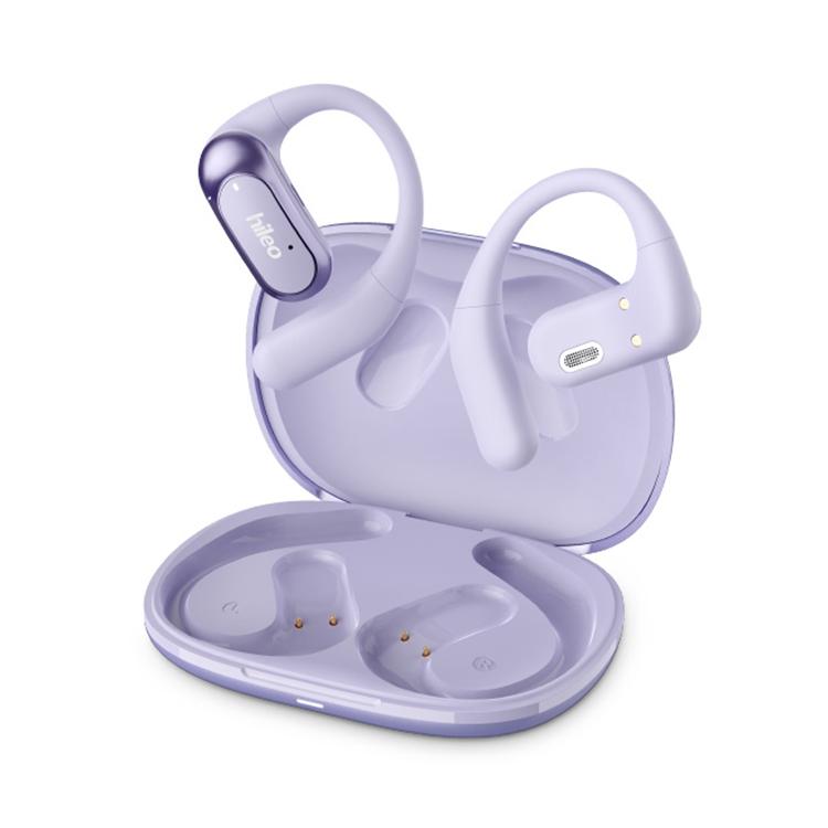 Hileo Hi95 Open-Ear Bluetooth Stereo Music Wireless Earphones(Purple) - Sport Earphone by Hileo | Online Shopping UK | buy2fix
