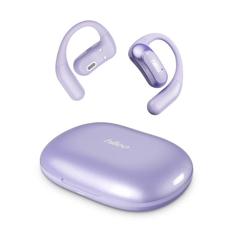 Hileo Hi95 Open-Ear Bluetooth Stereo Music Wireless Earphones(Purple) - Sport Earphone by Hileo | Online Shopping UK | buy2fix