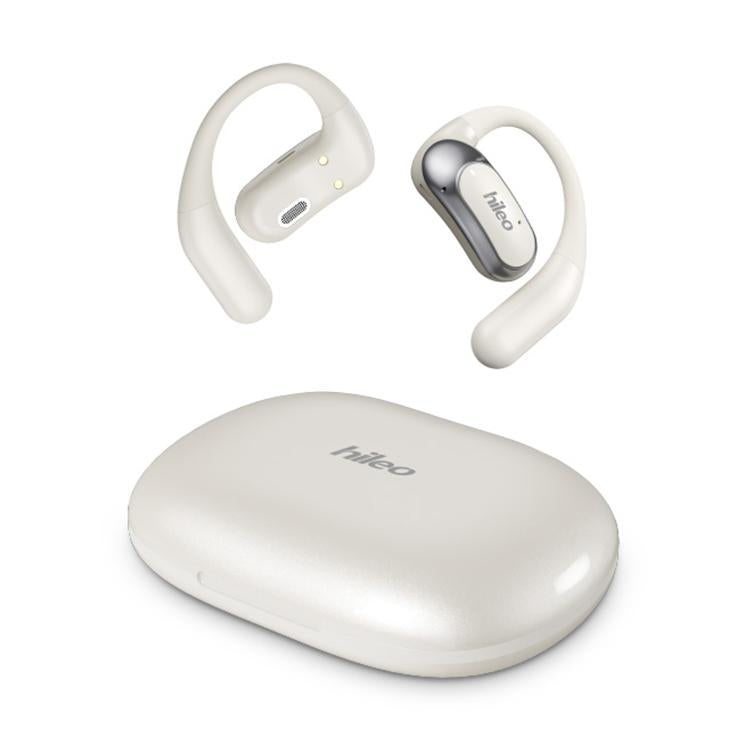 Hileo Hi95 Open-Ear Bluetooth Stereo Music Wireless Earphones(Beige) - Sport Earphone by Hileo | Online Shopping UK | buy2fix