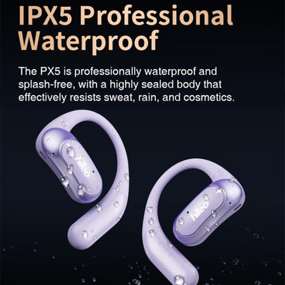Hileo Hi95 Open-Ear Bluetooth Stereo Music Wireless Earphones(Purple) - Sport Earphone by Hileo | Online Shopping UK | buy2fix