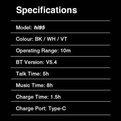 Hileo Hi95 Open-Ear Bluetooth Stereo Music Wireless Earphones(Beige) - Sport Earphone by Hileo | Online Shopping UK | buy2fix