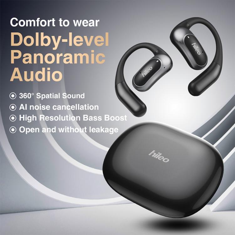 Hileo Hi95 Open-Ear Bluetooth Stereo Music Wireless Earphones(Purple) - Sport Earphone by Hileo | Online Shopping UK | buy2fix