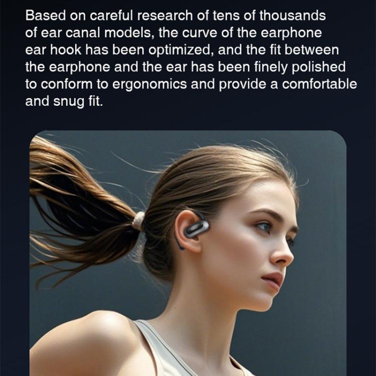 Hileo Hi95 Open-Ear Bluetooth Stereo Music Wireless Earphones(Purple) - Sport Earphone by Hileo | Online Shopping UK | buy2fix