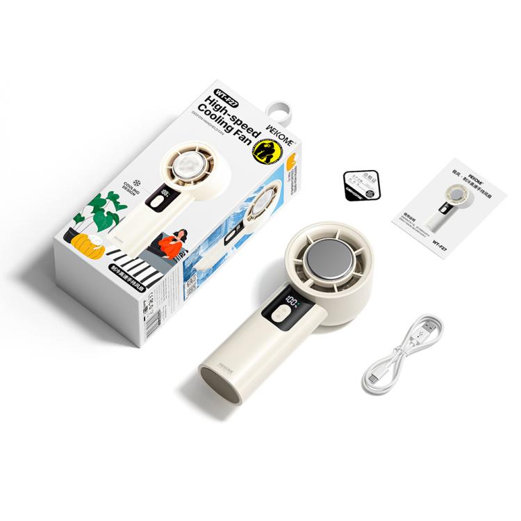 WK WT-F27 GeeFon High-speed Cooling Handheld Fan(Grey) - Electric Fans by WK | Online Shopping UK | buy2fix