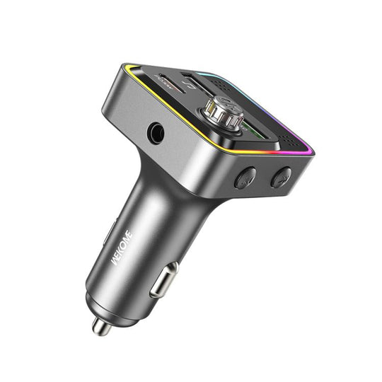 WK WP-C62 48W BT MP3 Player Fast Car Charger(Silver)