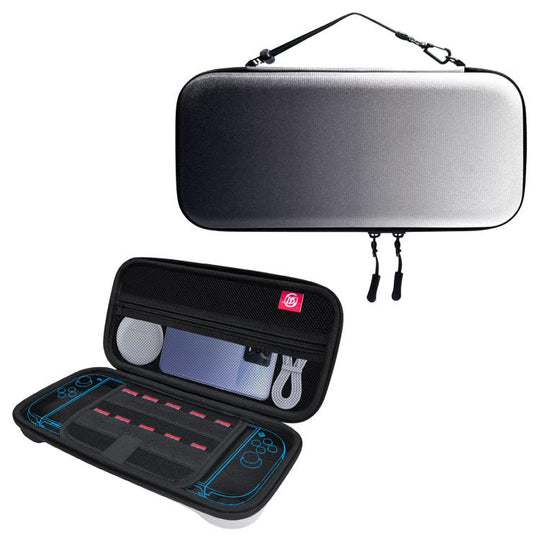 For Nintendo Switch 2 EVA Portable Shockproof Waterproof Portable Game Console Storage Bag(Black White)