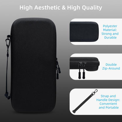 For Nintendo Switch 2 EVA Portable Shockproof Waterproof Portable Game Console Storage Bag(Black) - Bags by buy2fix | Online Shopping UK | buy2fix