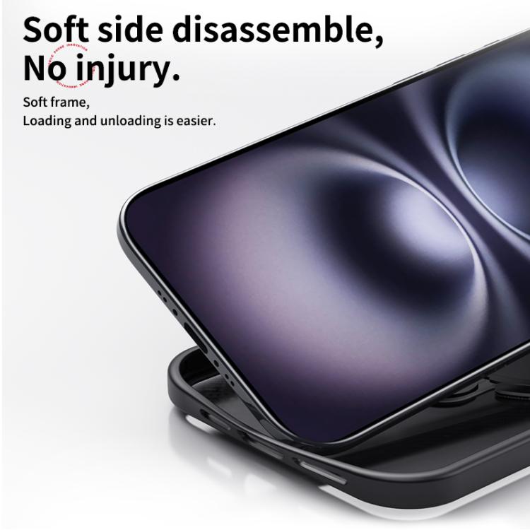 For iPhone Air Double Ring MagSafe Magnetic Holder Phone Case(Matte Black) - iPhone Air Cases by buy2fix | Online Shopping UK | buy2fix