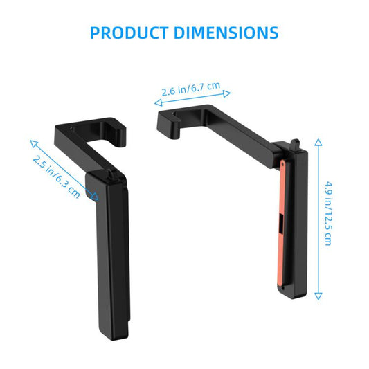For Nintendo Switch 2 JYS-NS2299 2 in 1 Adjustable Car Game Console Holder(Black) - Holder by buy2fix | Online Shopping UK | buy2fix