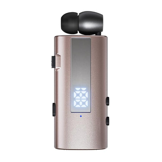 K92 Collar Clip Wireless Bluetooth Earphone(Pink) - Bluetooth Earphone by buy2fix | Online Shopping UK | buy2fix