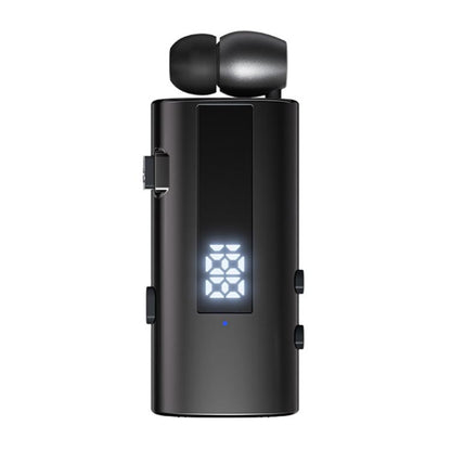 K92 Collar Clip Wireless Bluetooth Earphone(Black) - Bluetooth Earphone by buy2fix | Online Shopping UK | buy2fix