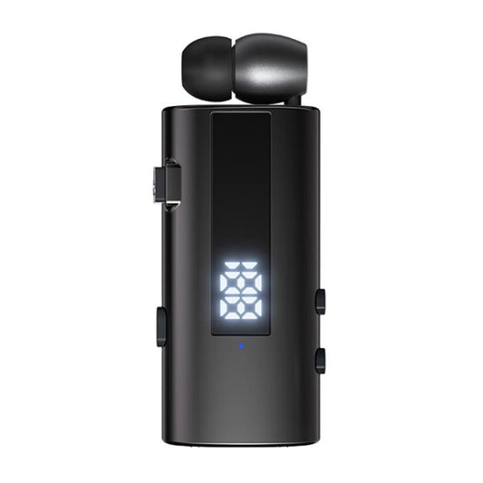 K92 Collar Clip Wireless Bluetooth Earphone(Black) - Bluetooth Earphone by buy2fix | Online Shopping UK | buy2fix