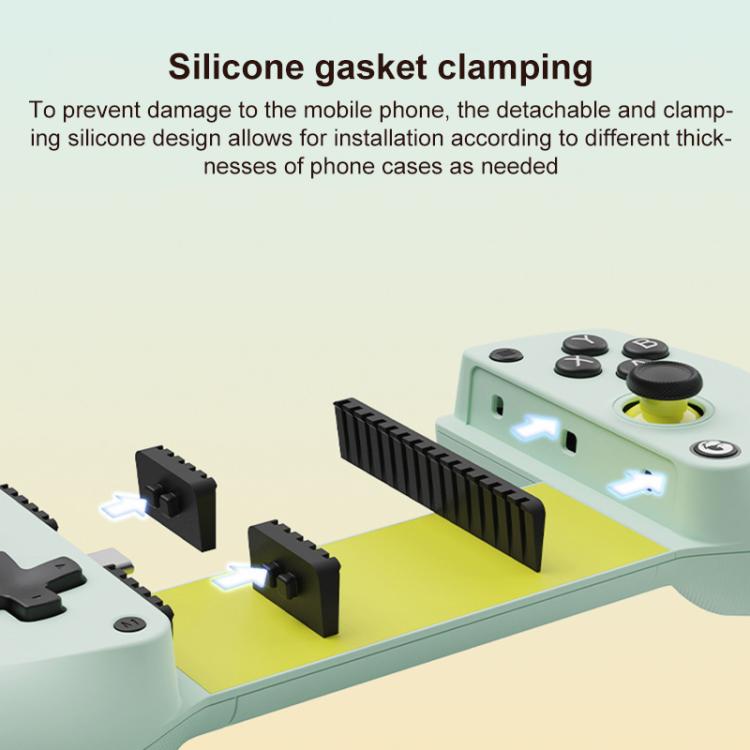 GameSir X5 Lite Stretchable Game Controller(Mustard Green) - Controller Gamepad by GameSir | Online Shopping UK | buy2fix