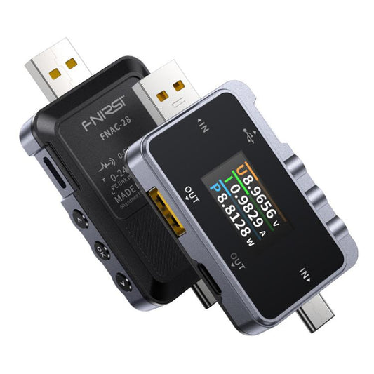 Fnirsi FNAC-28 Multi-function Type-C & USB Professional Grade Ripple Monitoring Tester - Current & Voltage Tester by FNIRSI | Online Shopping UK | buy2fix