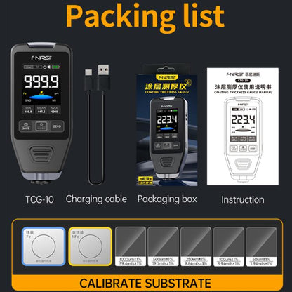 Fnirsi CTG-20 Car Paint Coating Thickness Gauge Tester - Coating Thickness Gauge by FNIRSI | Online Shopping UK | buy2fix