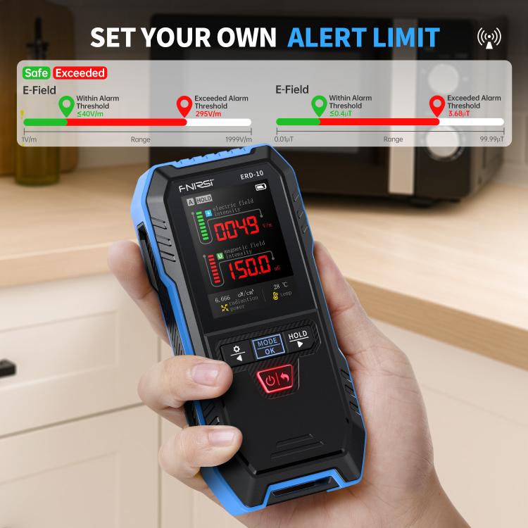 FNIRSI ERD-10 3 in 1 Electromagnetic Radiation Detector - Radiation Detector by FNIRSI | Online Shopping UK | buy2fix