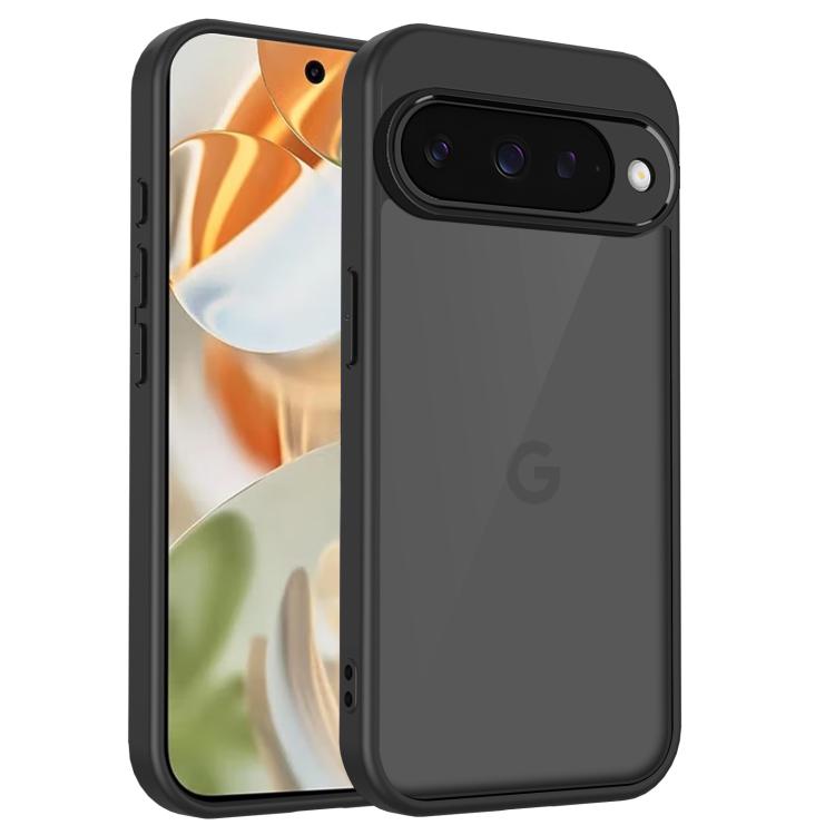 For Google Pixel 10 Skin Feel Frosted PC+TPU Shockproof Phone Case(Transparent Black) - Google Cases by buy2fix | Online Shopping UK | buy2fix