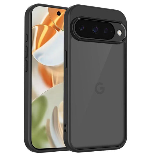 For Google Pixel 10 Skin Feel Frosted PC+TPU Shockproof Phone Case(Transparent Black) - Google Cases by buy2fix | Online Shopping UK | buy2fix