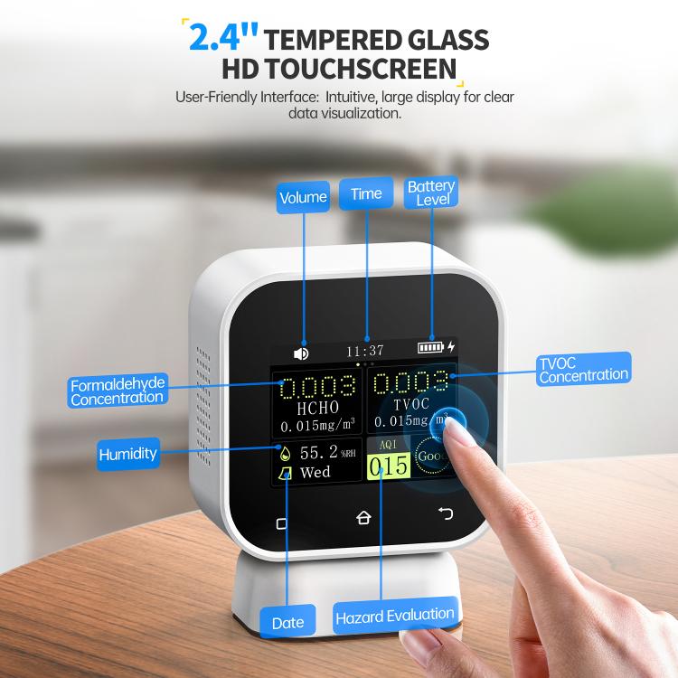 FNIRSI SFD?02 4 in 1 Indoor Air Quality Monitor - Gas Monitor by FNIRSI | Online Shopping UK | buy2fix