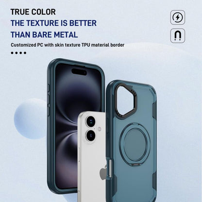 For iPhone 17 Defend Rugged Gear Holder MagSafe Phone Case(Royal Blue + Blue) - iPhone 17 Cases by buy2fix | Online Shopping UK | buy2fix