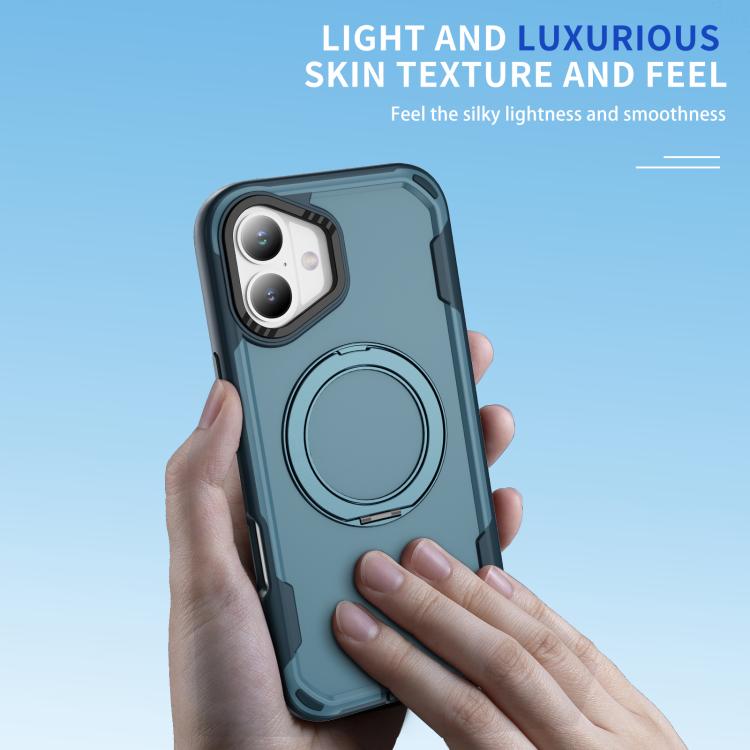 For iPhone 17 Defend Rugged Gear Holder MagSafe Phone Case(Royal Blue + Blue) - iPhone 17 Cases by buy2fix | Online Shopping UK | buy2fix