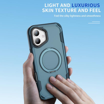 For iPhone 17 Defend Rugged Gear Holder MagSafe Phone Case(Royal Blue + Blue) - iPhone 17 Cases by buy2fix | Online Shopping UK | buy2fix