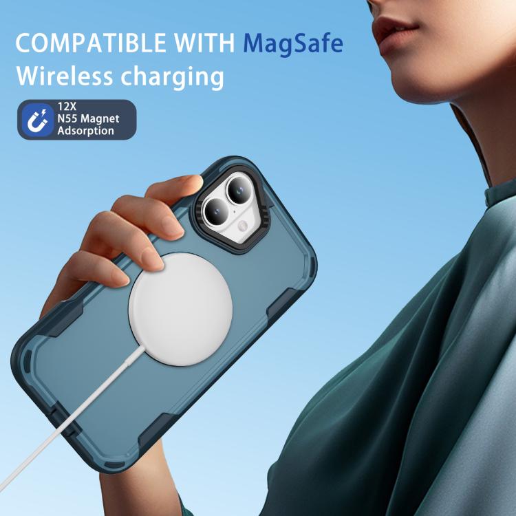 For iPhone 17 Defend Rugged Gear Holder MagSafe Phone Case(Royal Blue + Blue) - iPhone 17 Cases by buy2fix | Online Shopping UK | buy2fix