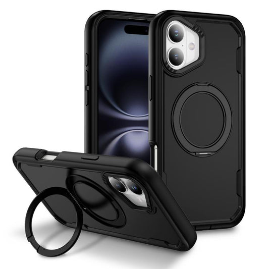 For iPhone 17 Defend Rugged Gear Holder MagSafe Phone Case(Black) - iPhone 17 Cases by buy2fix | Online Shopping UK | buy2fix