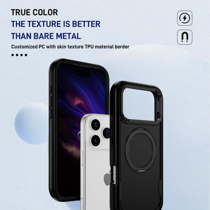 For iPhone 17 Pro Max Defend Rugged Gear Holder MagSafe Phone Case(Black) - iPhone 17 Pro Max Cases by buy2fix | Online Shopping UK | buy2fix